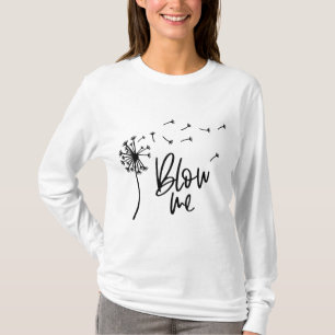 T-shirt Dandelion Flower Me Cadeau Pour Girfriend