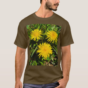 T-shirt Dandelion Flower Trio 2