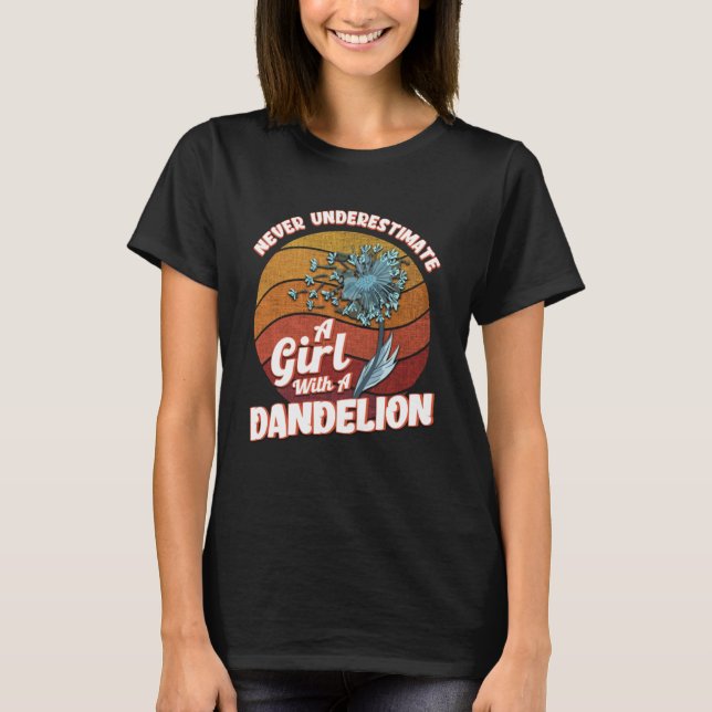 T-shirt Dandelion Gardener Fleur Motif Dandelion Gar (Devant)