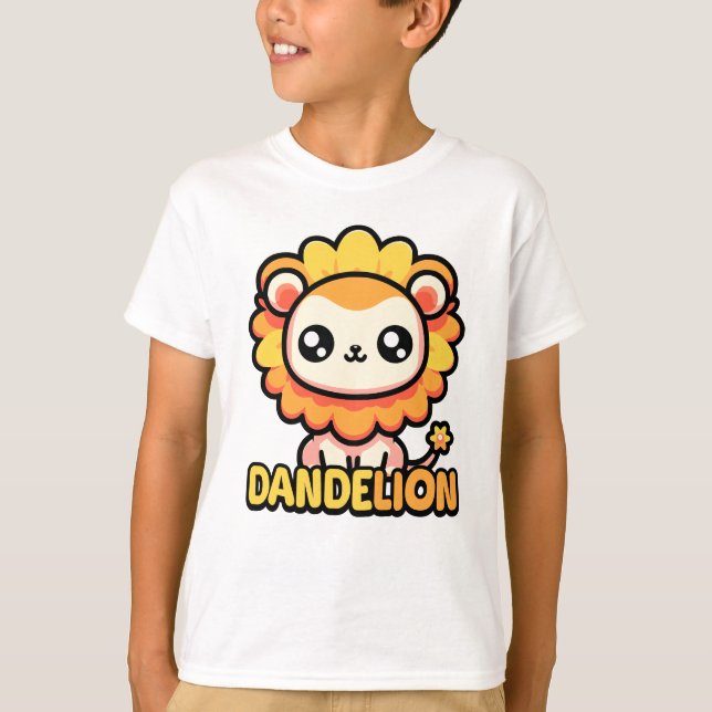 T-shirt Dandelion ! Pun Lion Cute Dandelion (Devant)