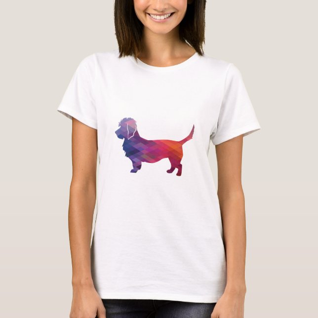 T-shirt Dandie Dinmont Dog Breed (Devant)