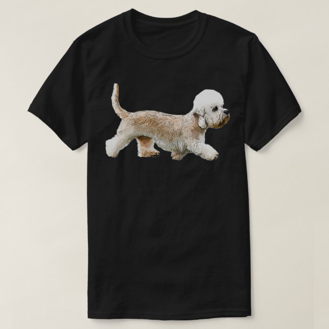 T-shirt Dandie Dinmont terrier (Design devant)