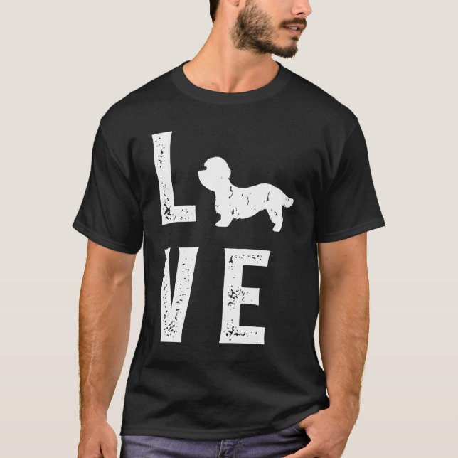 T-shirt Dandie Dinmont Terrier Love  1 (Devant)
