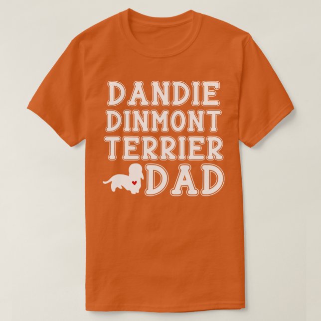 T-shirt Dandie Dinmont Terrier Papa (Design devant)