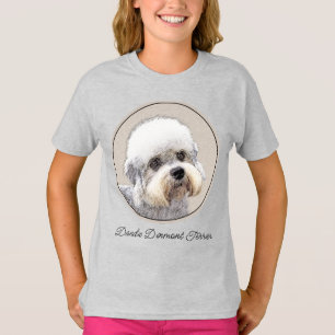 T-shirt Dandie Dinmont Terrier Peinture Chien Art original