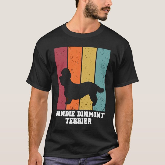 T-shirt Dandie Dinmont Terrier Vintage  1 (Devant)