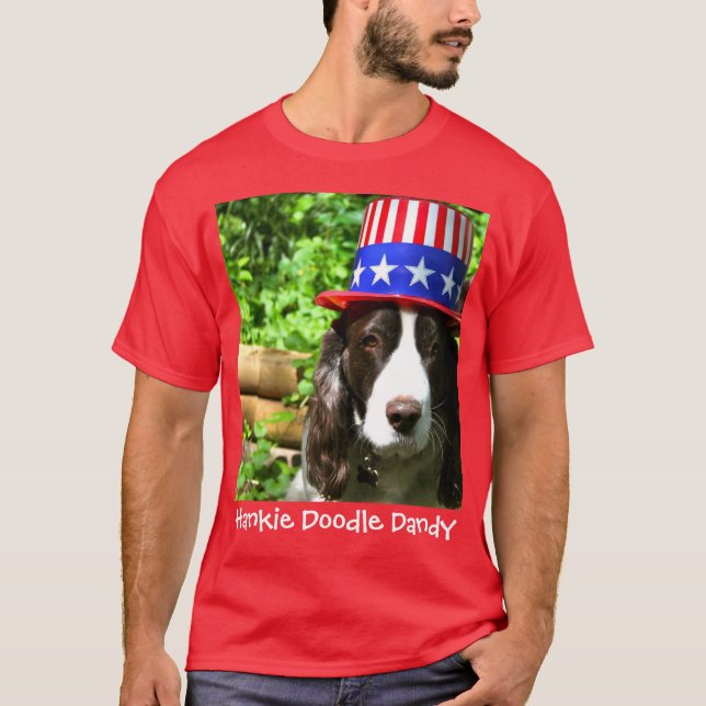 T-shirt Dandy de griffonnage de Hankie (Devant)