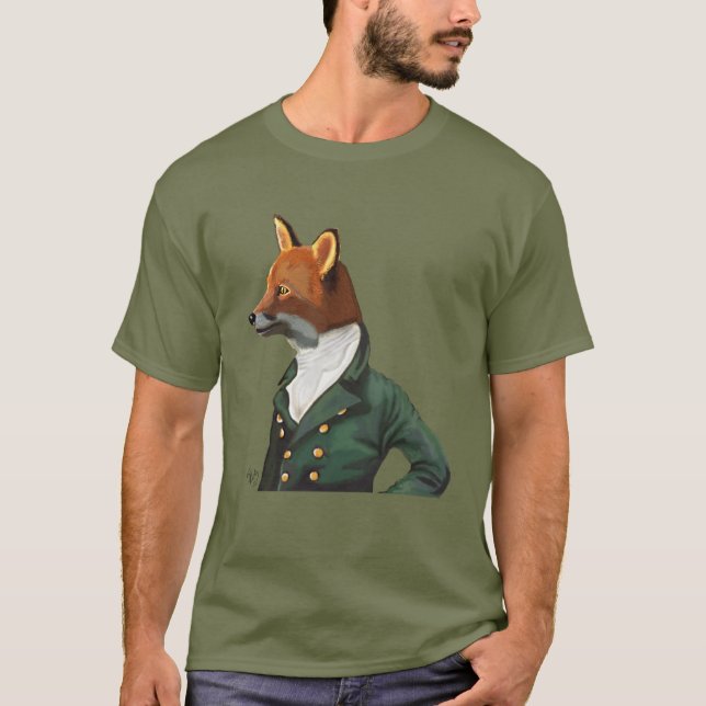 T-shirt Dandy Fox Portrait (Devant)