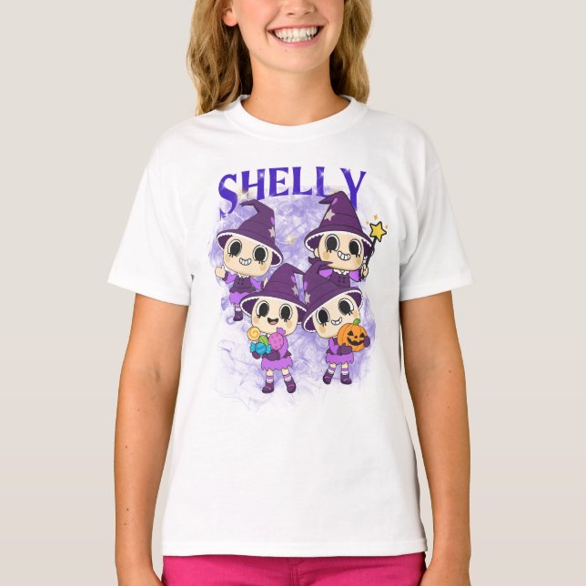 T-shirt Dandy's World Shelly Halloween (Devant)
