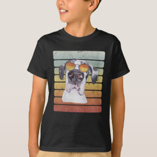 T-shirt Dané géant Rétro Vintage Coucher de soleil Maman P
