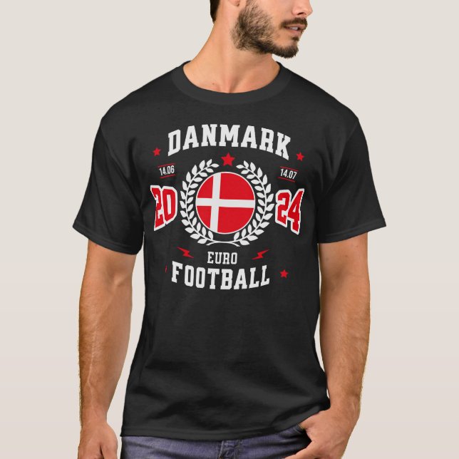 T-shirt Danemark 2024 Supporter (Devant)