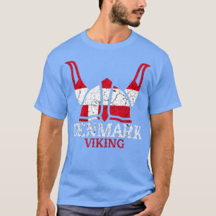 T-shirt Danemark Casque Viking