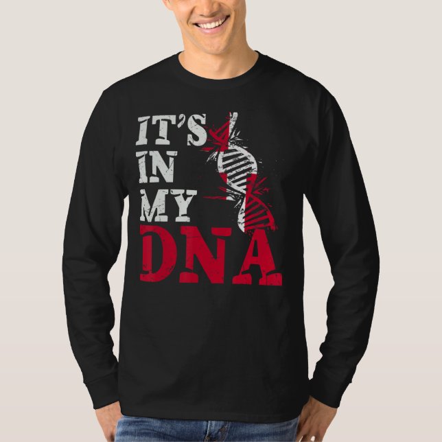 T-shirt Danemark C'Est Mon Adn Danois Drapeau Danois Danes (Devant)