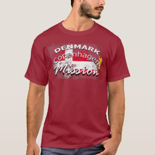 T-shirt Danemark Copenhague Mormon LDS Mission Missionnair