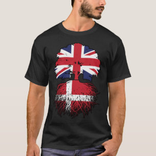 T-shirt Danemark Danemark Royaume-Uni Royaume-Uni Royaume-