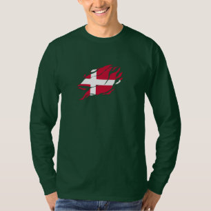 T-shirt Danemark Drapeau en moi, marque de scandinavie