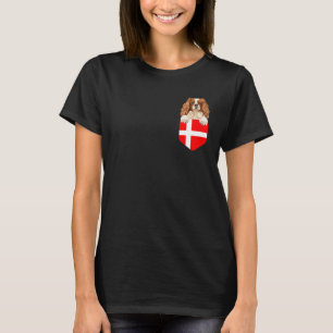 T-shirt Danemark Drapeau Français Jouet Espagnol Chien Dan