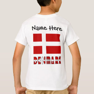 T-shirt Danemark et Drapeau Danois Personnalisés