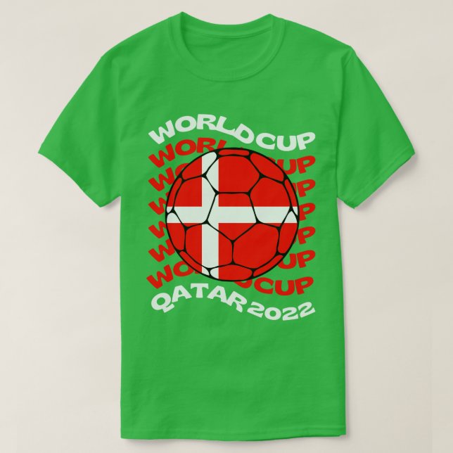T-shirt Danemark Football (Design devant)