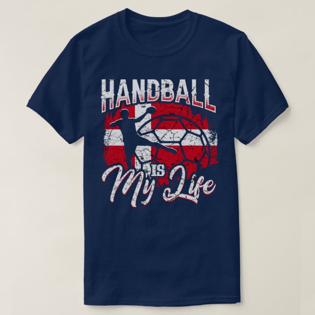 T-shirt Danemark Handball 1 (Design devant)