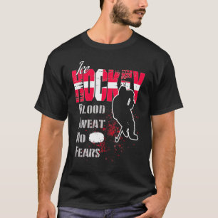 T-shirt Danemark Supporter Chute de sang Pas de crainte Ho