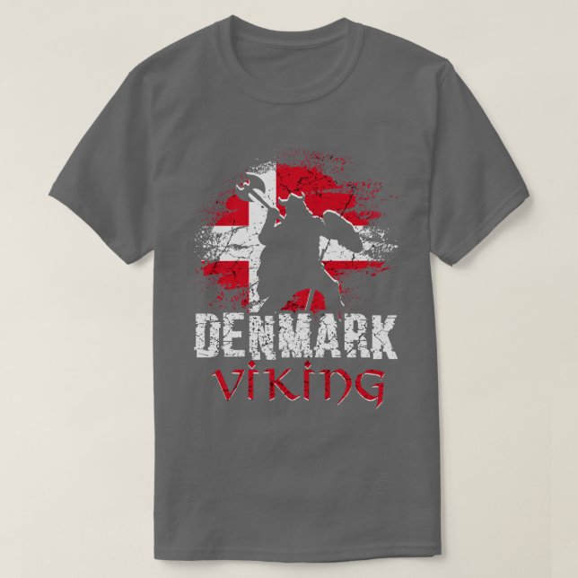 T-shirt Danemark Viking Warrior (Design devant)