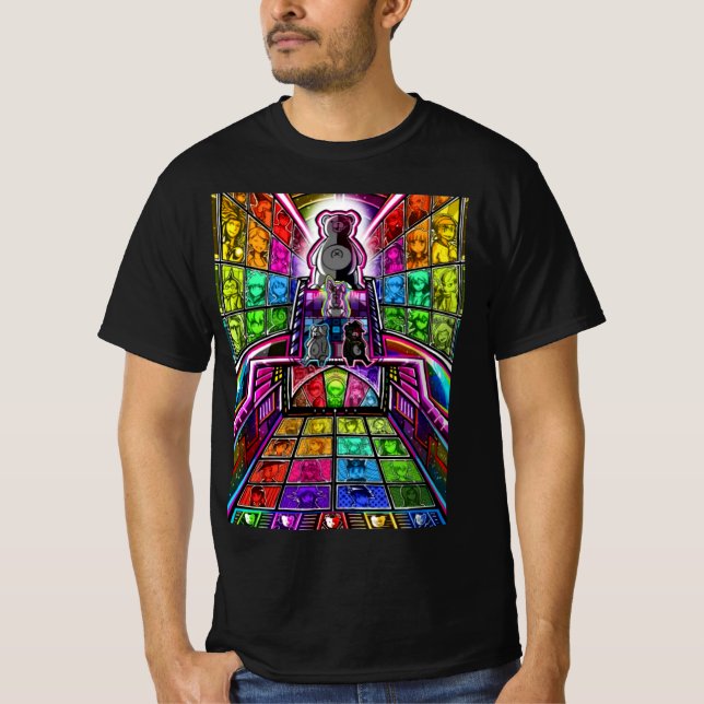 T-shirt Danganronpa monokuma drôle (Devant)