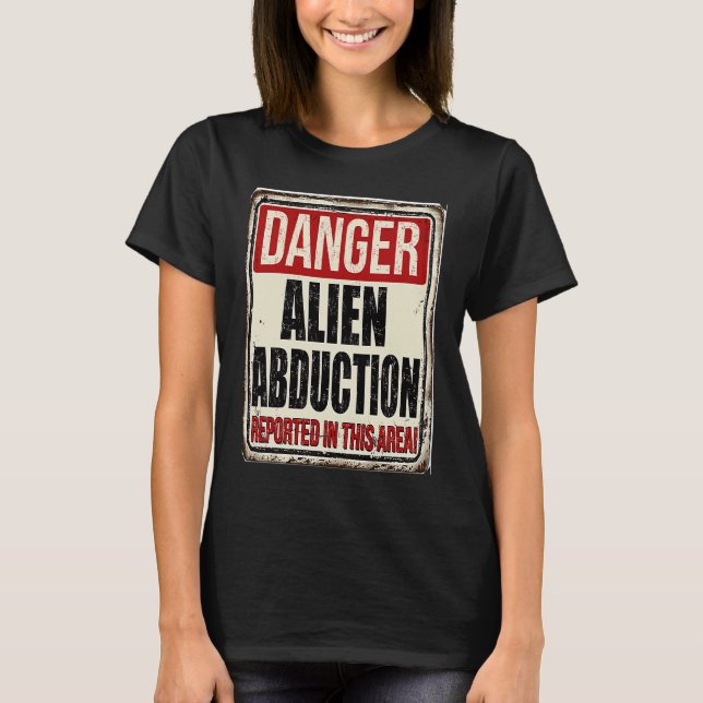 T-shirt Danger Aliens Graphic (Devant)