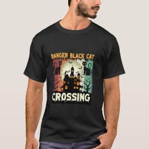 T-shirt Danger Chat Noir Traverse Halloween 2024