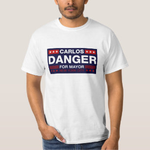 T-shirt Danger de Carlos pour le maire de NYC