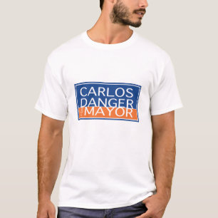 T-shirt Danger de Carlos pour le maire - hommes