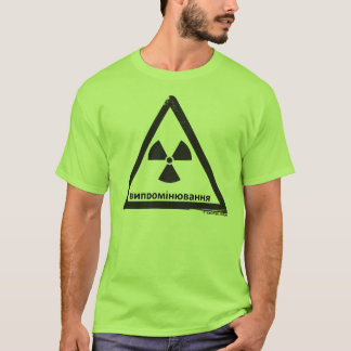 T-shirt Danger radioactif (RUS)