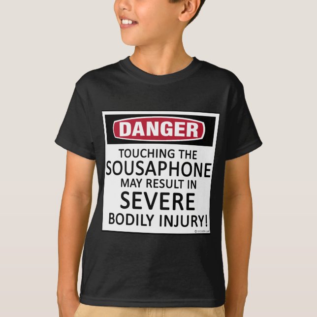 T-shirt Danger Sousaphone (Devant)