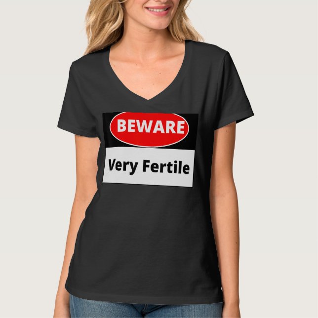 T-shirt Danger Très Fertile (Devant)