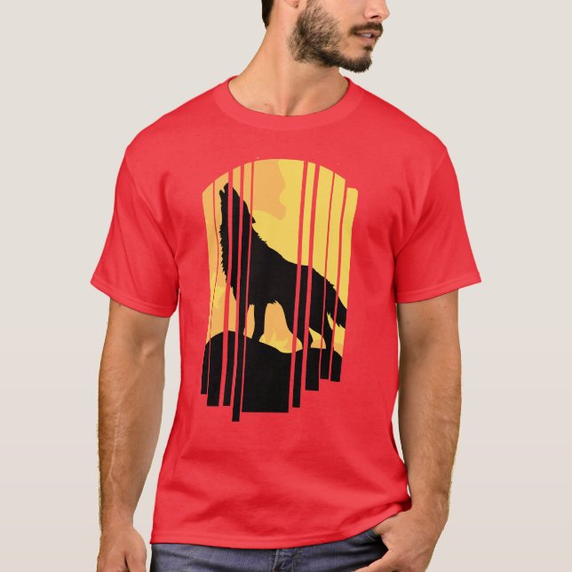 T-shirt Danger Wolf- (Devant)