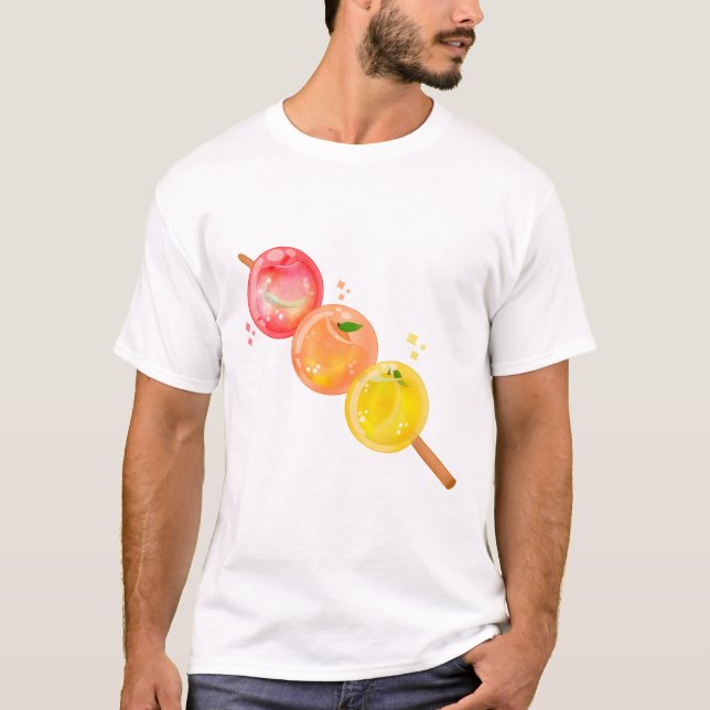 T-shirt Dango Stick Kawaii (Devant)