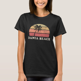 T-shirt Dania Beach FL Vintage les années 70 rétroretour