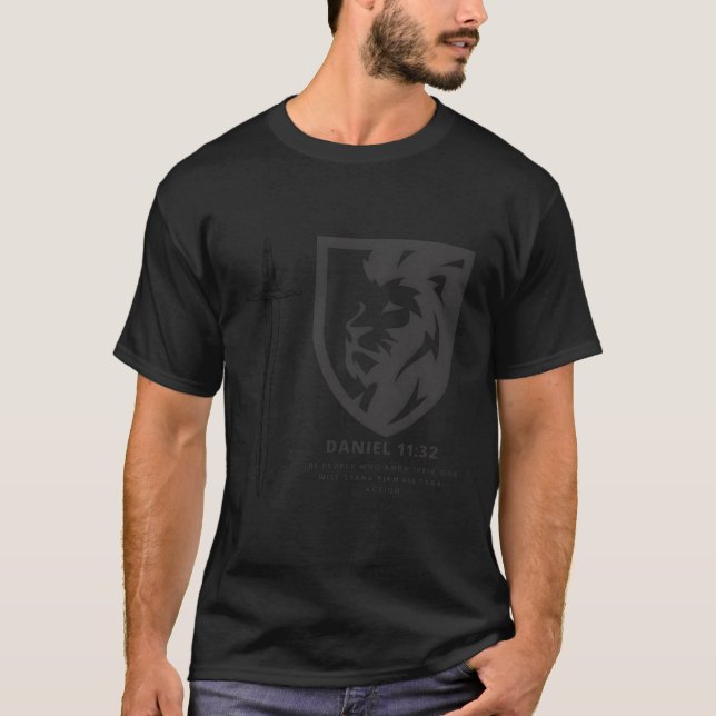 T-shirt Daniel 1132 Reste Ferme Et Agit Biblique (Devant)