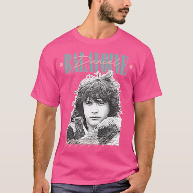 T-shirt Daniel Balavoine Francophile Design rétro (Devant)