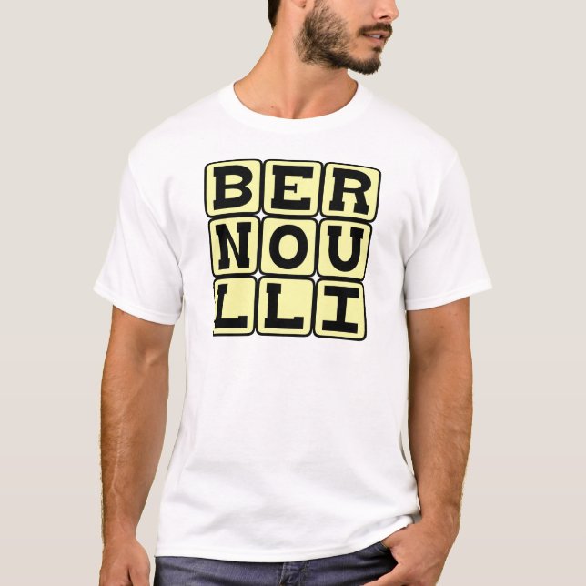 T-shirt Daniel Bernoulli, du principe de Bernoulli (Devant)