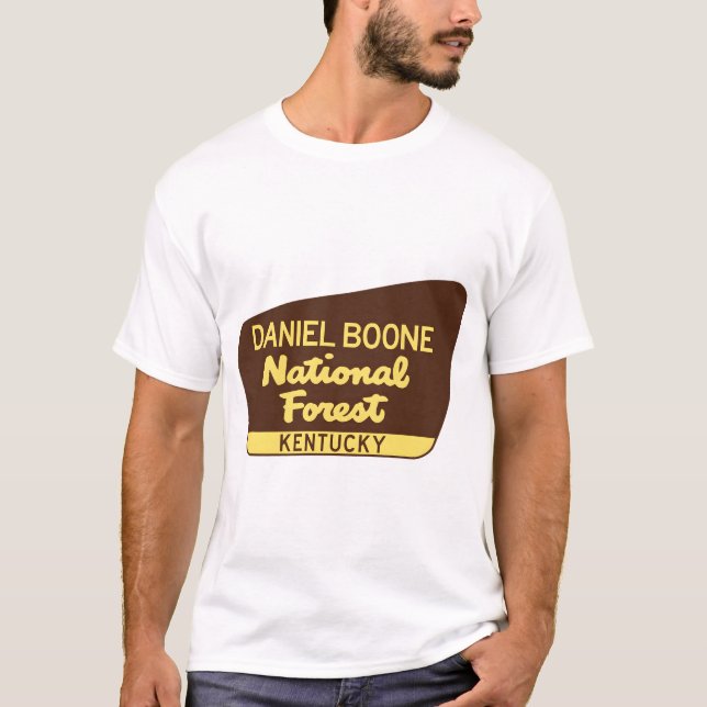 T-shirt Daniel Boone Forêt nationale Kentucky � Secrets de (Devant)