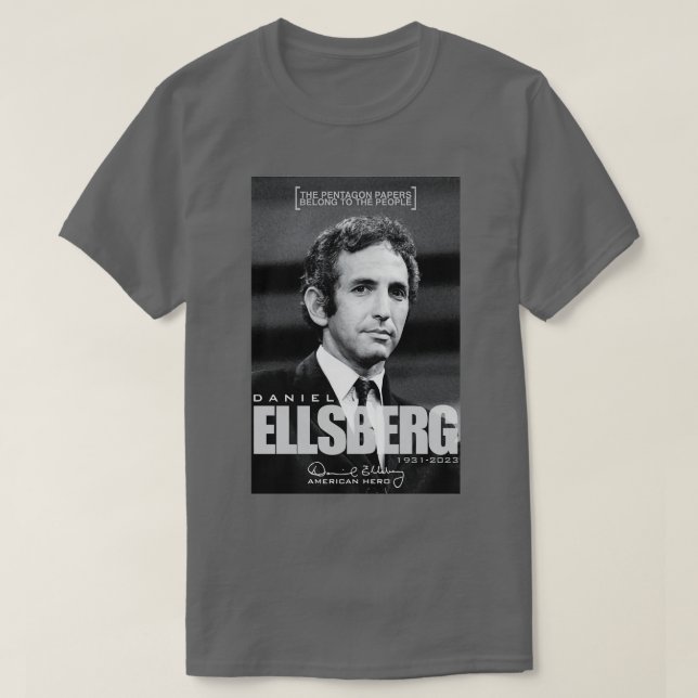 T-shirt Daniel Ellsberg (Design devant)