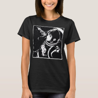 T-Shirt d'anime de fille spatiale
