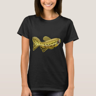 T-shirt Danio Léopard Doré