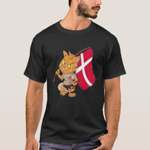 T-shirt Danish fan cat