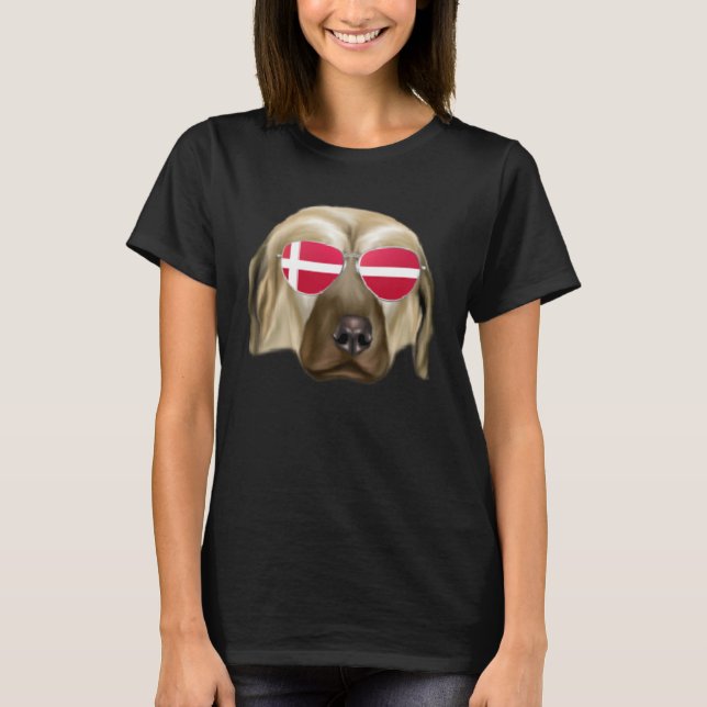 T-shirt Danish Flag Anatolian Shepherd Dog Dog Denmark Poc (Devant)