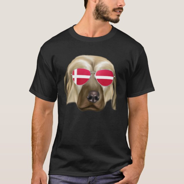 T-shirt Danish Flag Anatolian Shepherd Dog Dog Denmark Poc (Devant)