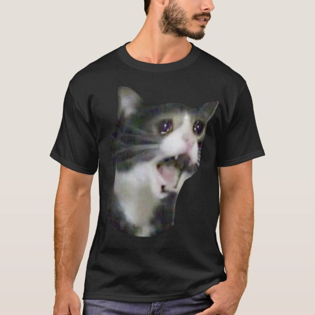 T-shirt Dank Meme Trending Tad Cat Cry Sauce Cute Cadeau (Devant)
