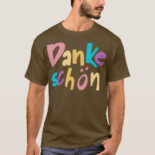 T-shirt Dankeschon Joie Européenne Et Joyeux Vacances