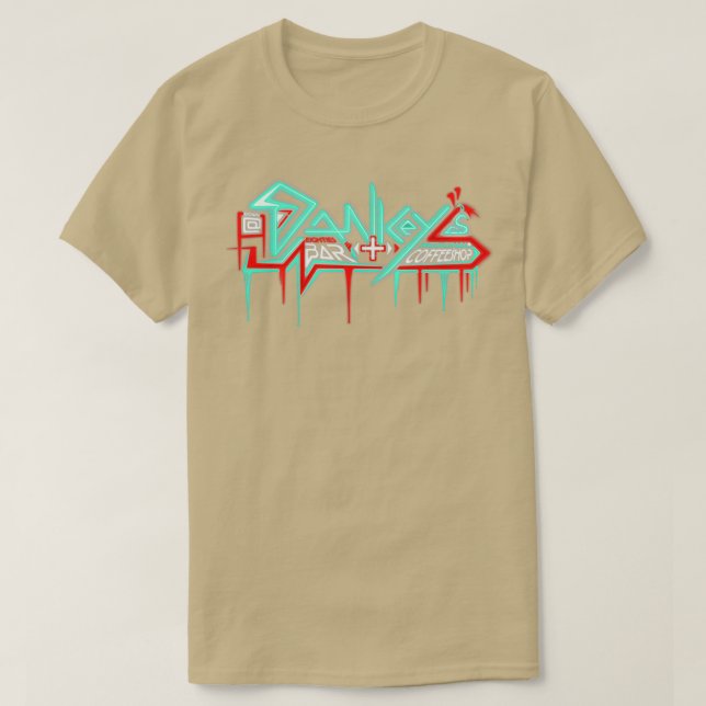 T-shirt Dankeyx27s Eighties Bar amp CFS (Design devant)